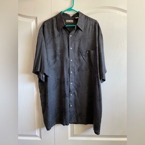 Gray button down